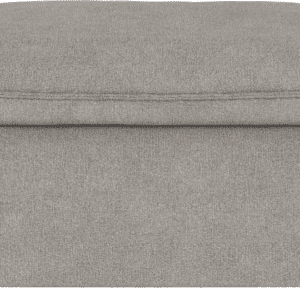 Puf til sofa og fodskammel Rowico Rawlins Greg 17 lysegrå 91Ã91Ã45 cm med sorte træben